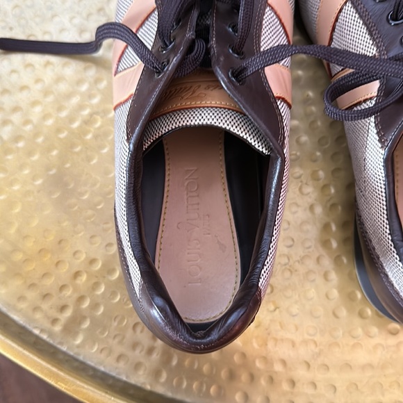 Authentic Vintage Louis Vuitton Leather Printed Sneakers - Picture 5 of 10